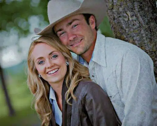 Amber Marshall and Her Husband