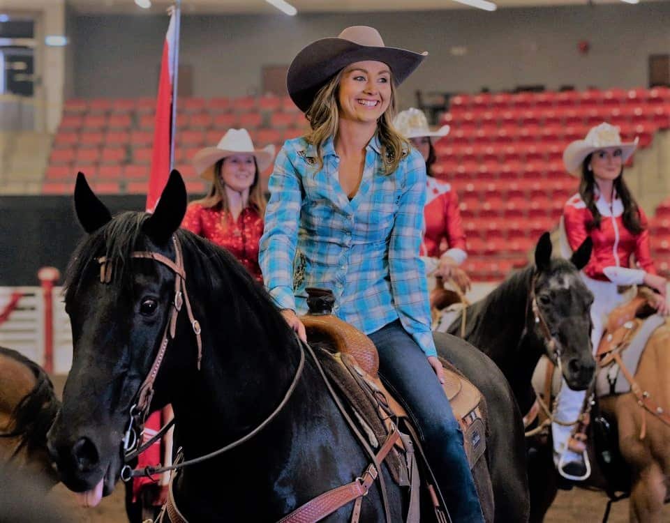 Amber Marshall Riding Horse