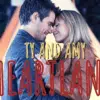 A poster of Heartland's main characters Amy and Ty.