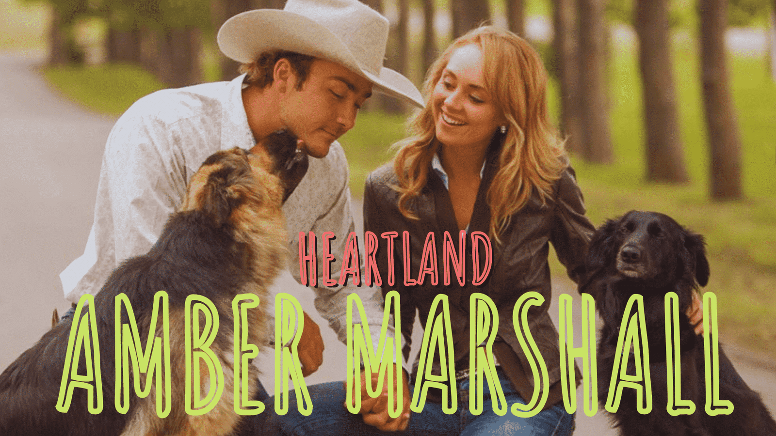 Heartland Amber Marshall with her husband Shawn Turner.