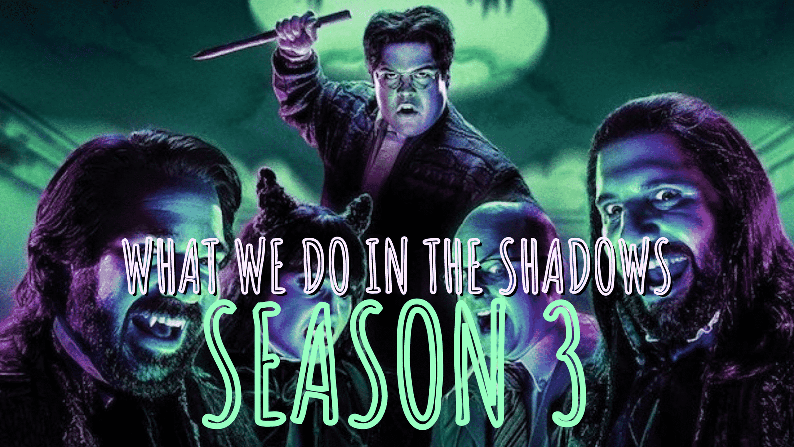 What We Do In The Shadows poster.