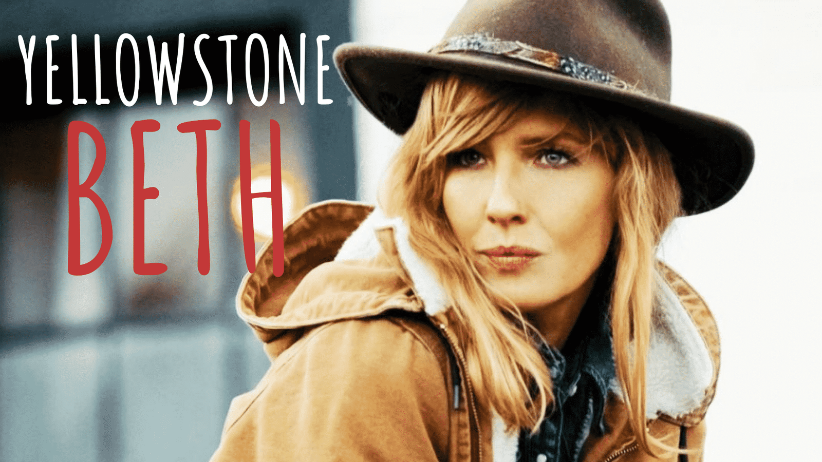 A picture of Beth from Yellowstone.