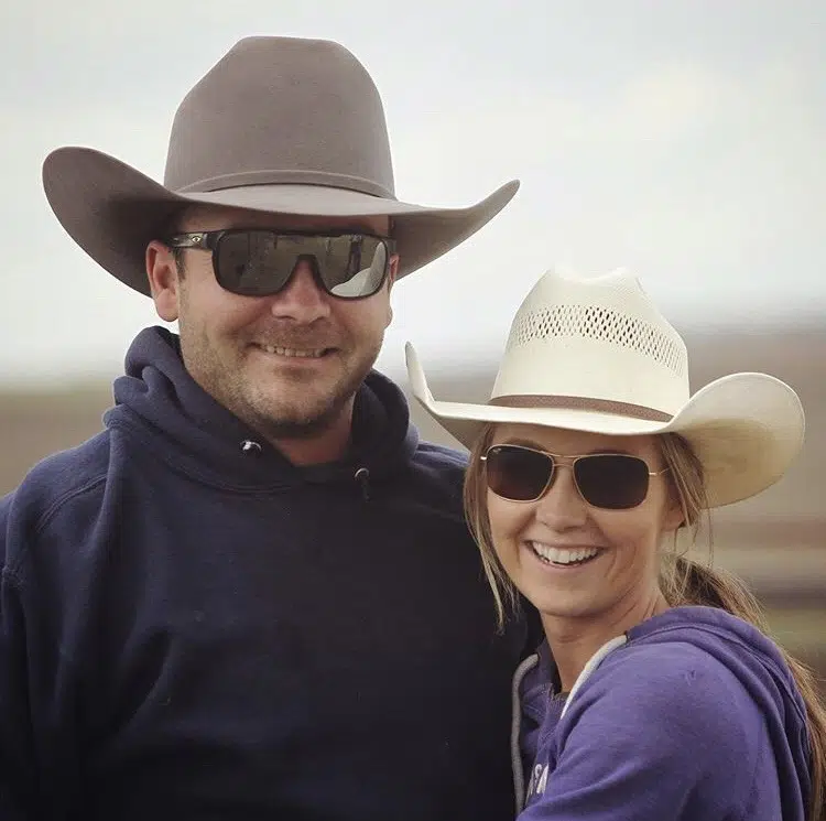 Amber Marshall with her husband Shawn Turner.