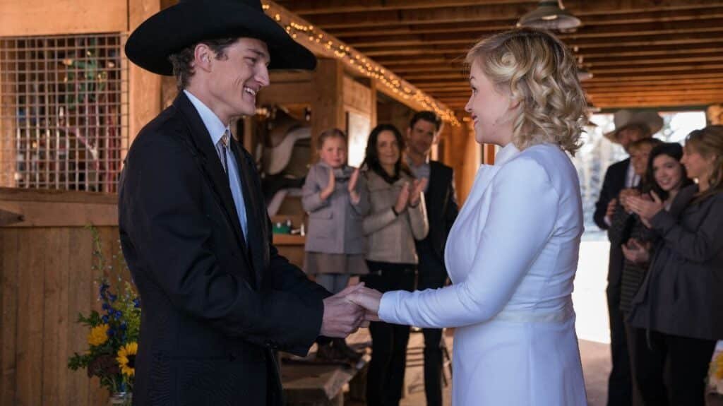 Jack and Mallory get married in Season 10 of Heartland. 