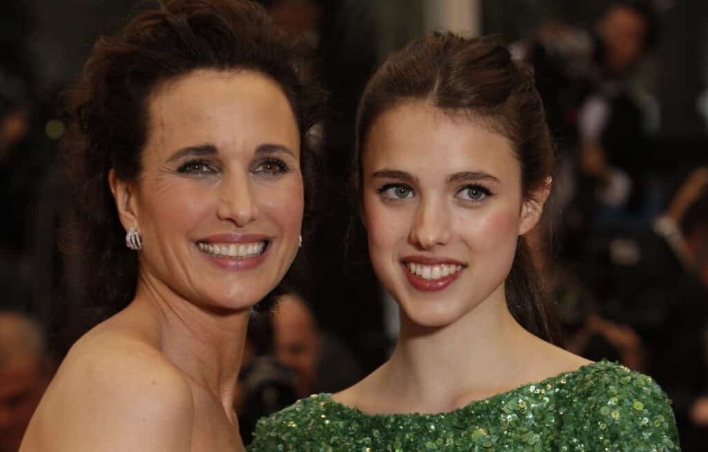Andie MacDowell with her daughter Margeret Qualley.