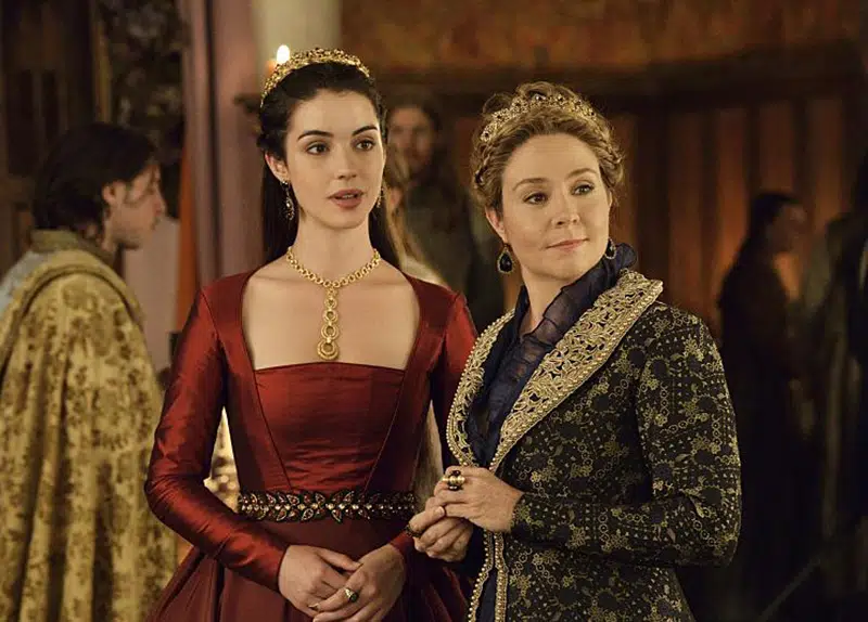 Megan Follows as Catherine de Medici in Reign.