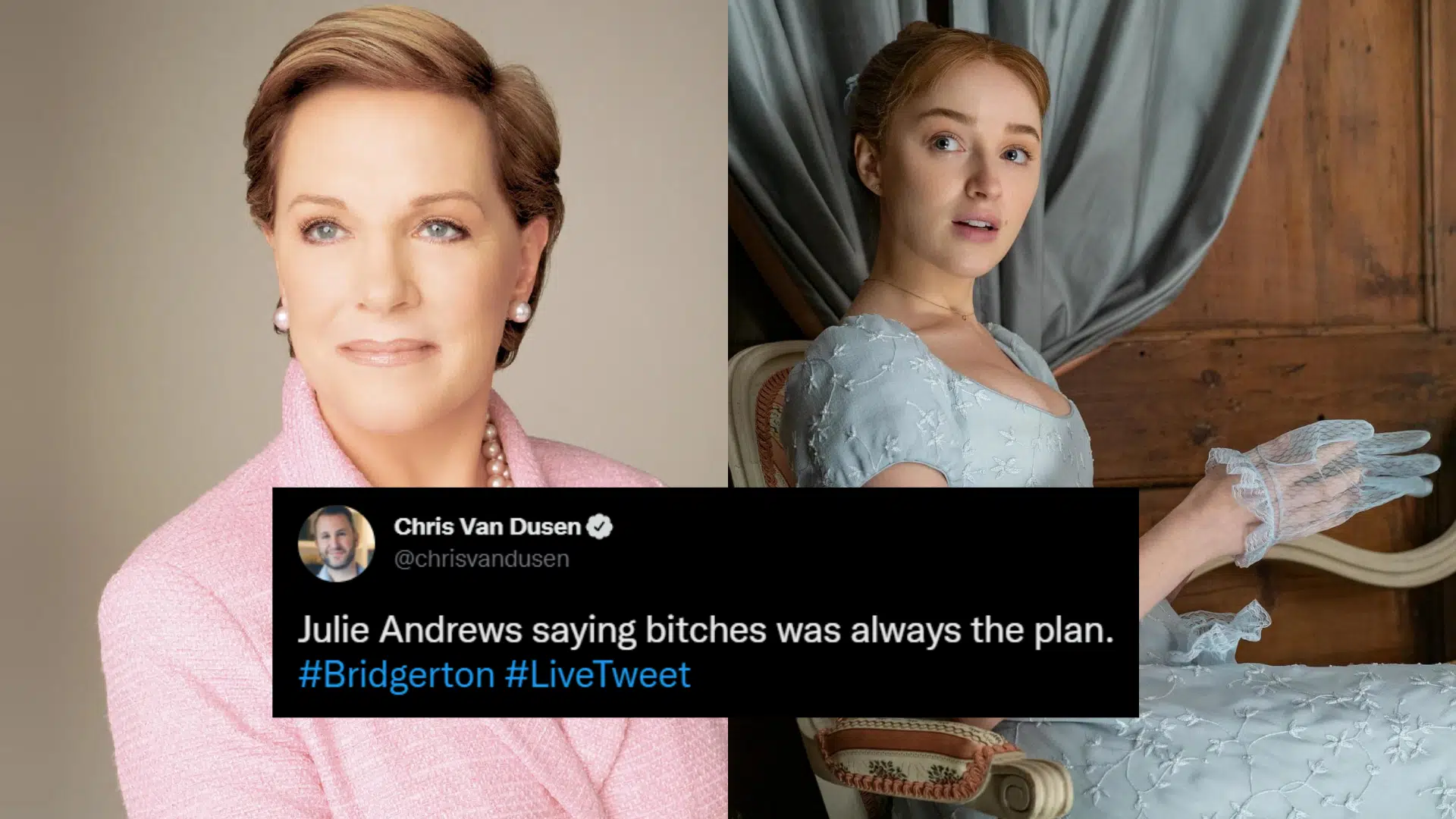 Julie Andrews is the voice of Lady Whistledown