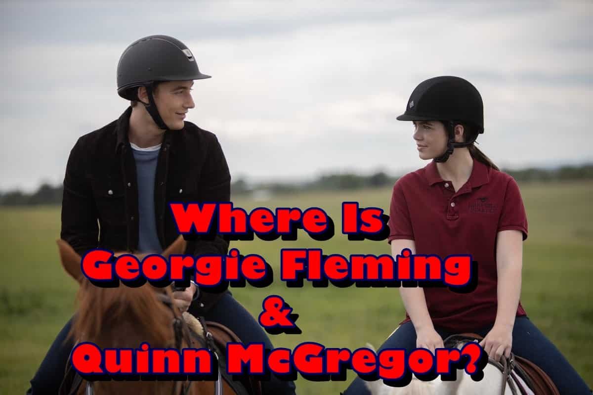 Heartland, Georgie and Quinn riding together
