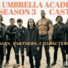 The Umbrella Academy Season 3 Cast - Ages, Partners, Characters