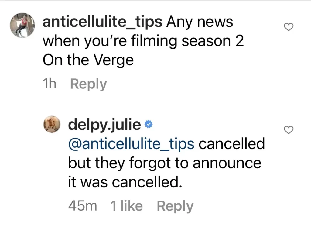 Julie's answer to cancelation