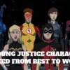 All Young Justice Characters Ranked From Best To Worst