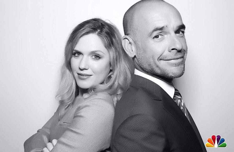 Harriet Dyer and Paul Blackthorne