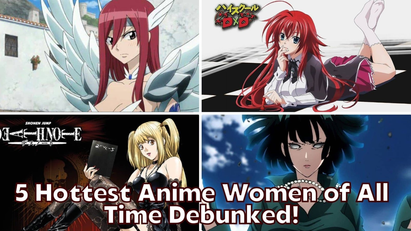 5 Hottest Anime Women of All Time Debunked!