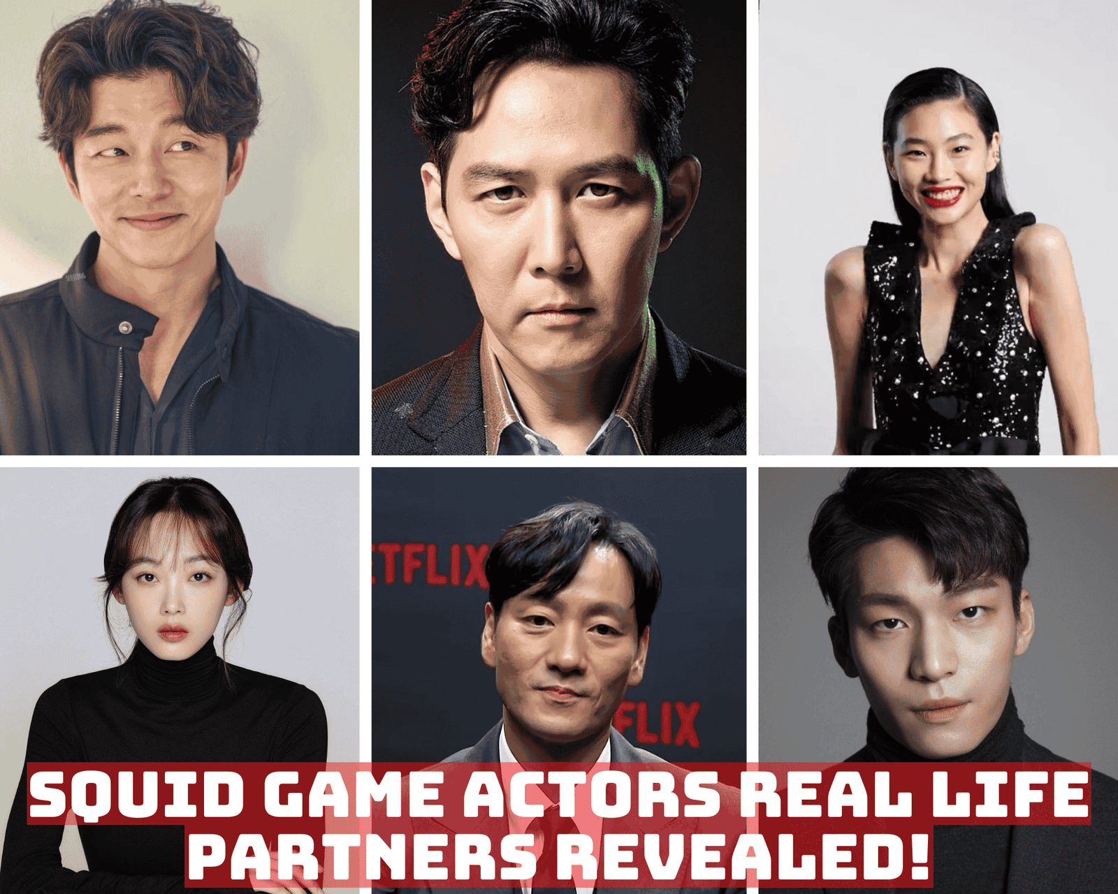 Squid Game Actors Real Life Partners Revealed!