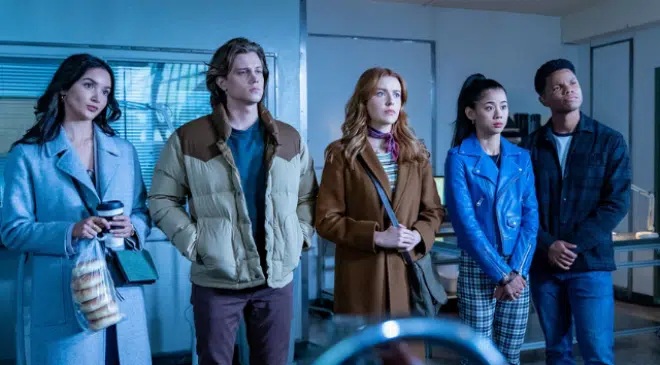Nancy Drew and her friends