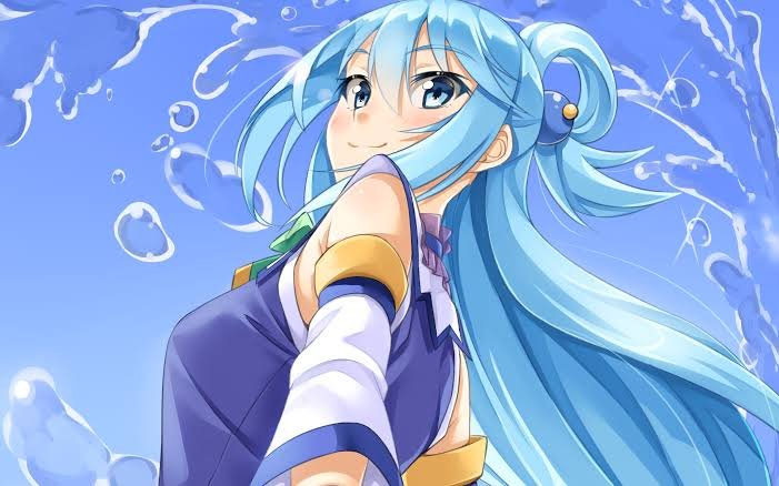Aqua who claimed herself as God at the 1st episode