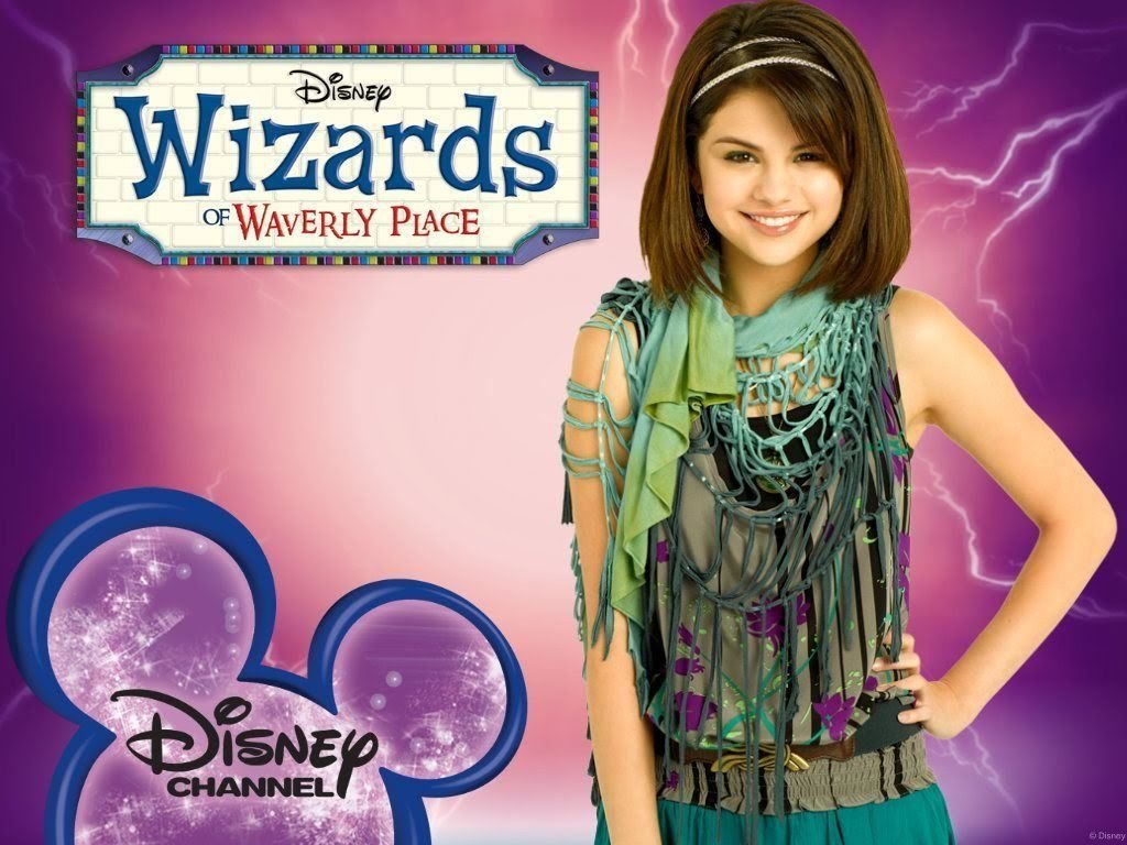 Selena Gomez in the Wizards of Waverly Place when she is 15.