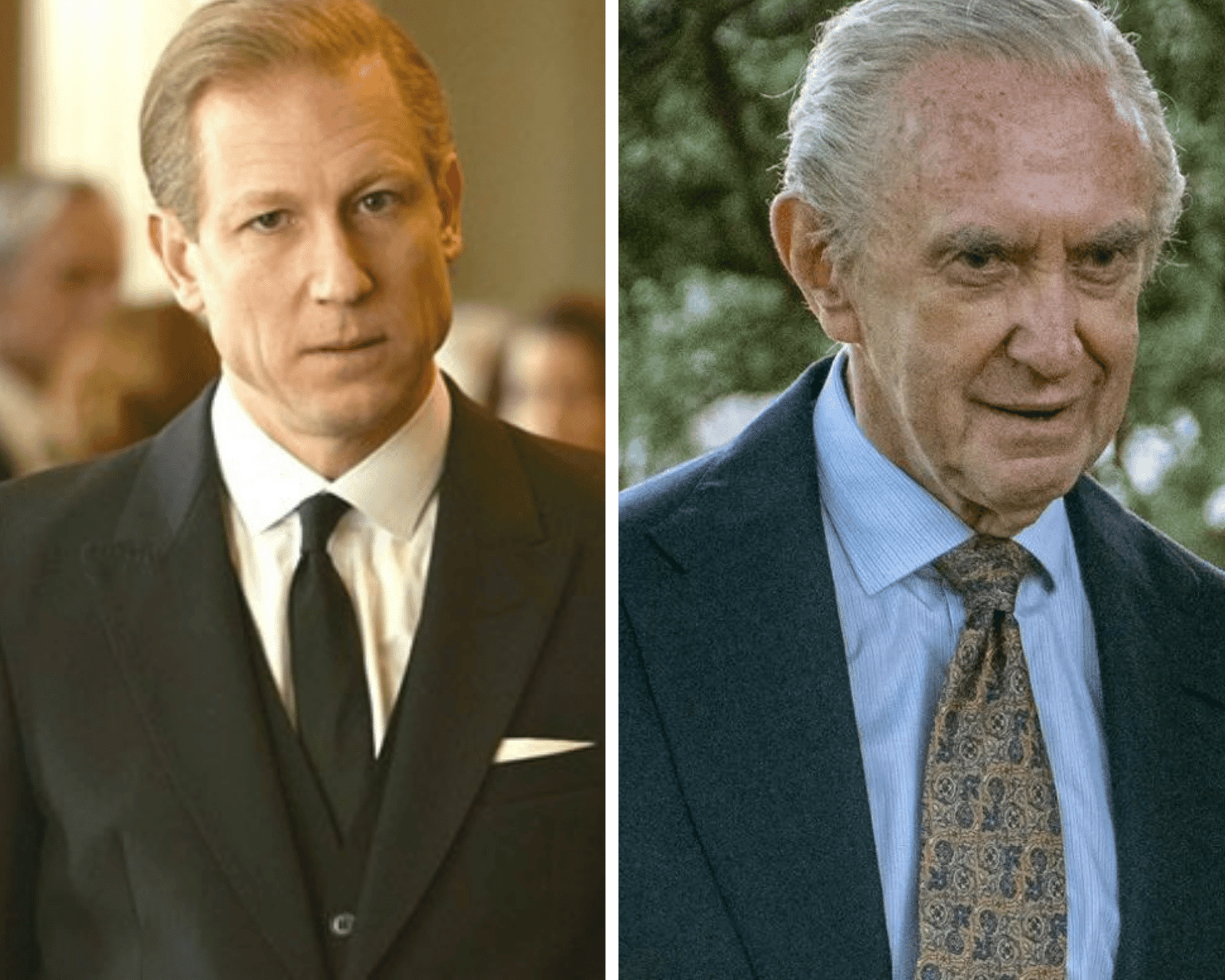 The Crown Season 5 Cast - Tobias Menzies and Jonathan Pryce as Prince Philip