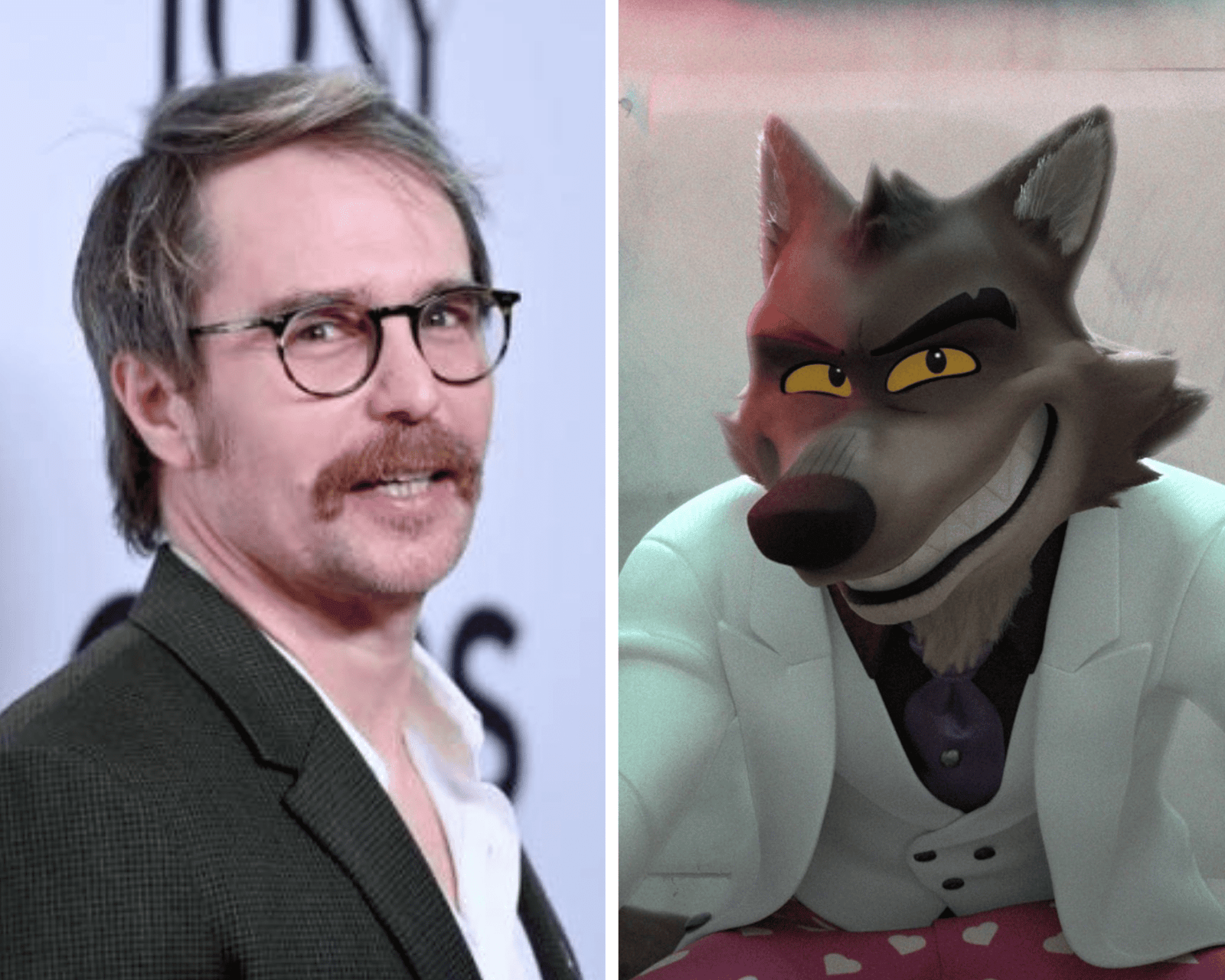 The Bad Guys Cast - Sam Rockwell as Mr. Wolf